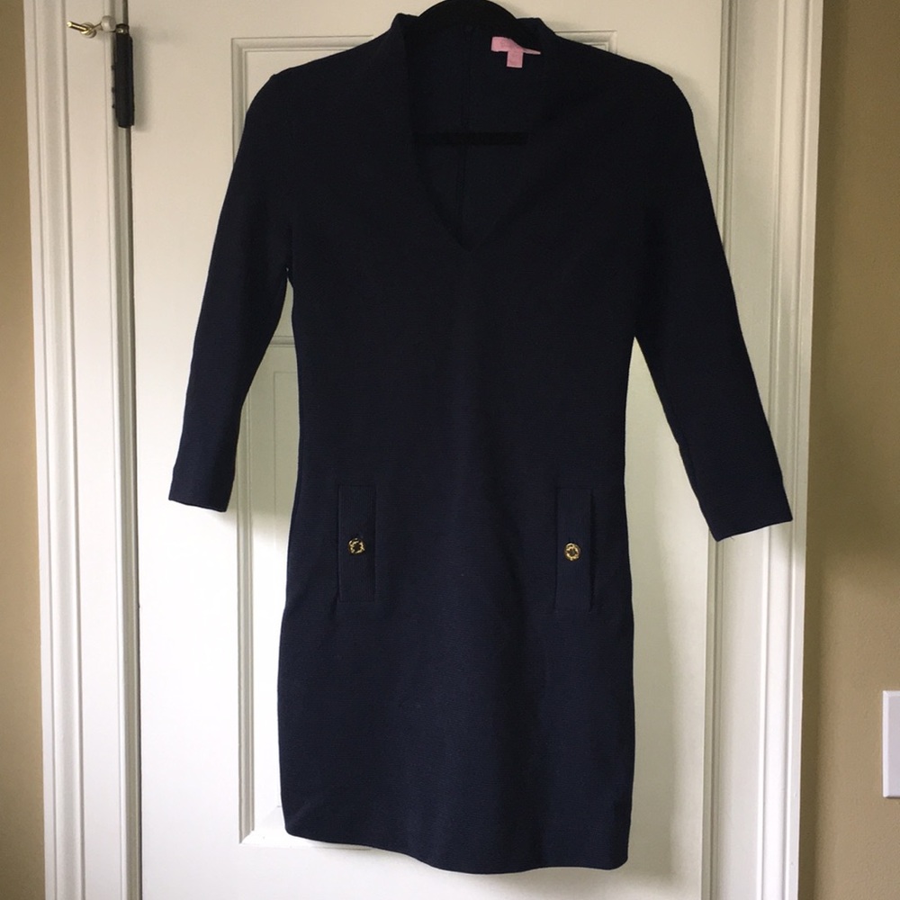 Lilly Pulitzer navy dress